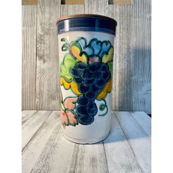 Himark Other - Vintage Terracotta Wine Chiller Wine Cooler Hand Painted in Portugal